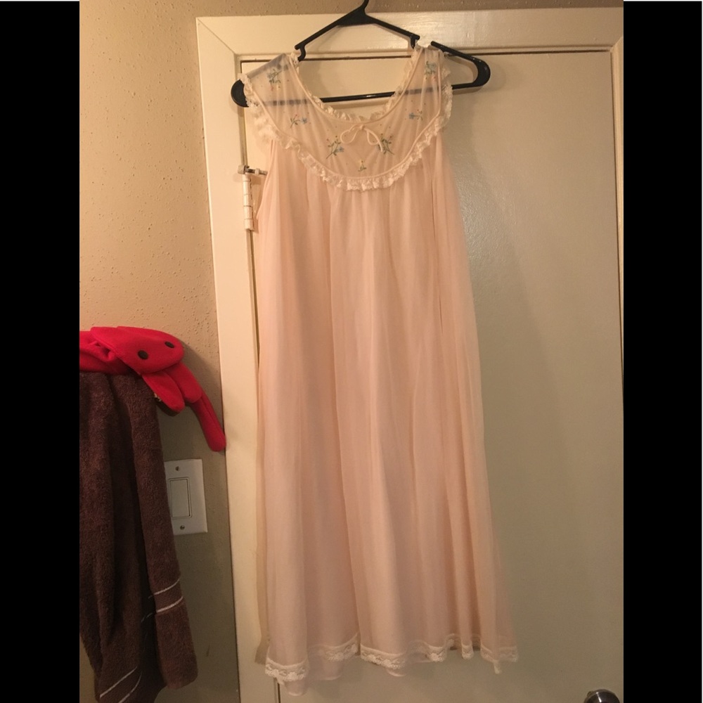 Vintage Miss Siren chiffon nightgown